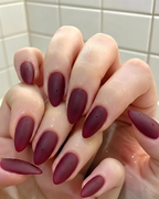 The Classics | Matte Press-On Nails | Burgundy