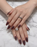 The Classics | Matte Press-On Nails | Deep Brown