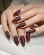 The Classics | Matte Press-On Nails | Deep Brown
