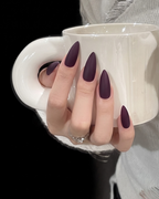 The Classics | Matte Press-On Nails | Deep Wine